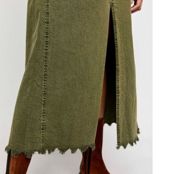 New Free People Woke Up Like this Maxi Skirt - Picture 5 of 9